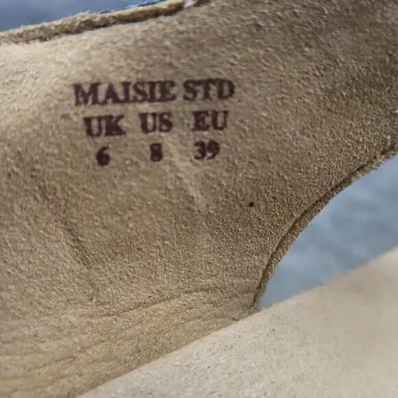 Hotter Shoes Womens 8 Sandal Maisie Comfort Fashion Leather Strappy Walking Blue - Picture 14 of 14